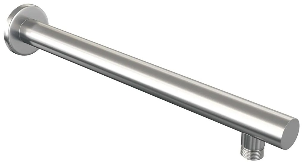 Brauer Stripe inbouw regendouche met 25cm hoofddouche, met rechte muurarm, glijstang en 3 standen handdouche set 22 RVS geborsteld PVD
