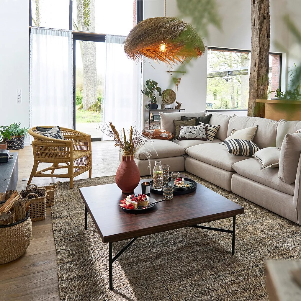 Hanglamp in panama vezelsØ50 cm, Samaï