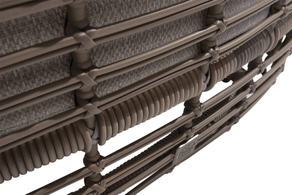 4 Seasons Outdoor Lugano loungeset met loungetafel SALE Loungeset lichtgrijs weerbestendig