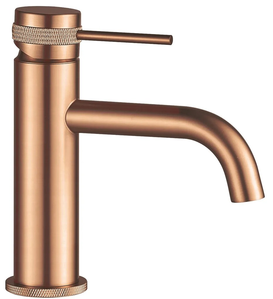 Wastafelkraan Rea Lungo Grip Copper Brush Low