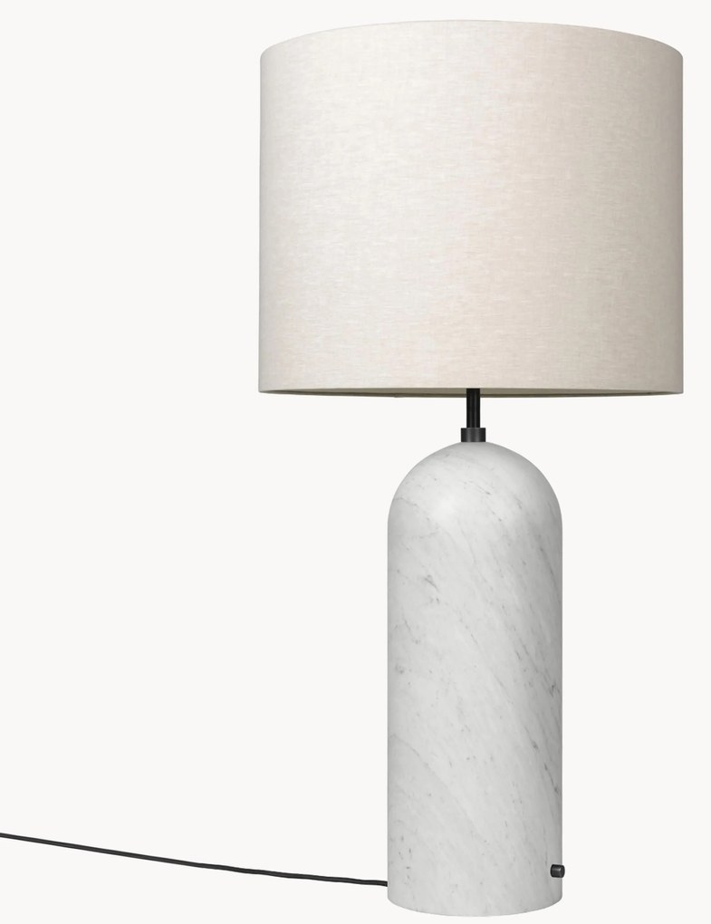 Dimbare vloerlamp Gravity met marmeren voet, H 120 cm