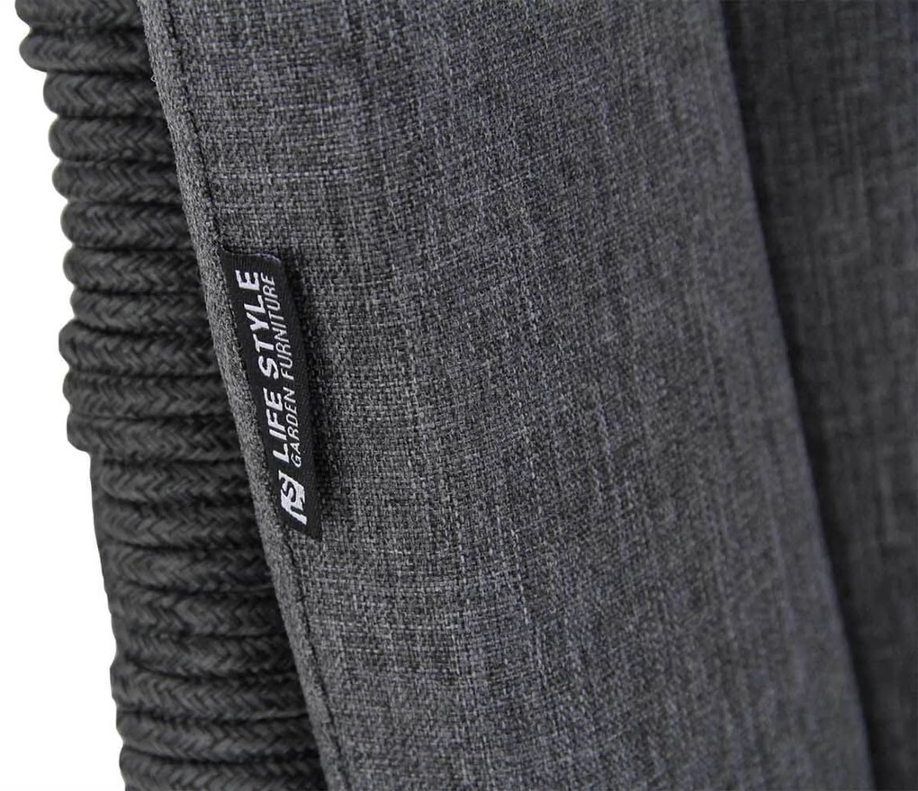 Tuinset 4 personen 90 cm Aluminium/rope Grijs Lifestyle Garden Furniture Verona/Mateo