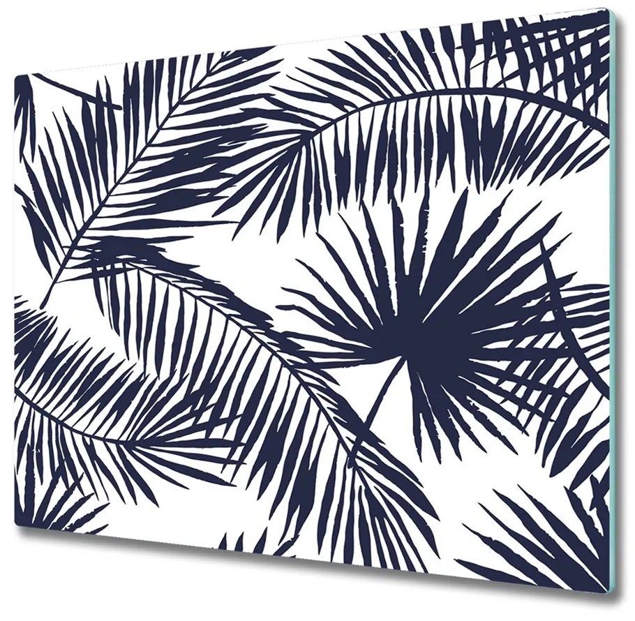 snijplank van glas Palm bladeren 60x52cm