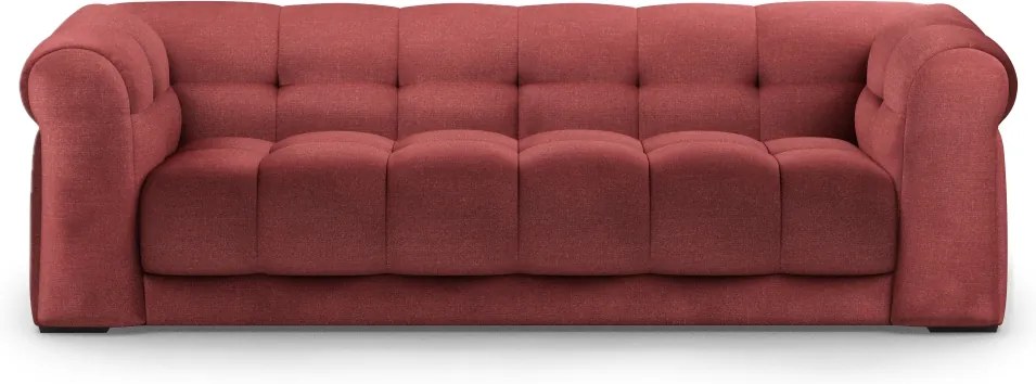 Rivièra Maison - Cobble Hill Sofa 3,5 Seater, velvet III, misty rose - Kleur: roze