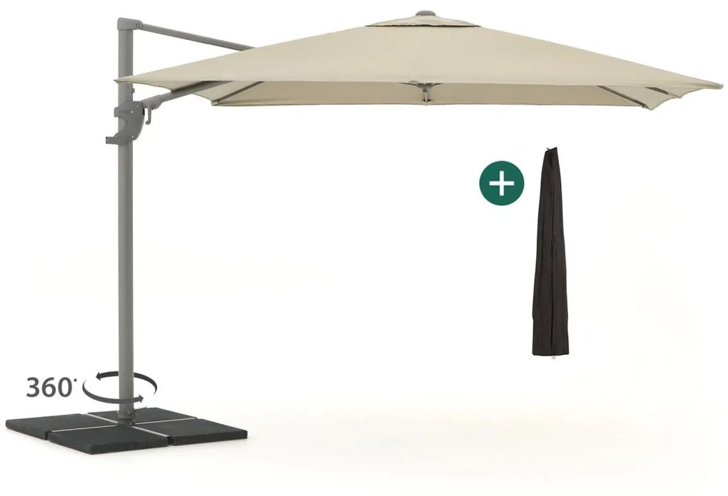 Shadowline Francisco zweefparasol 300x300cm