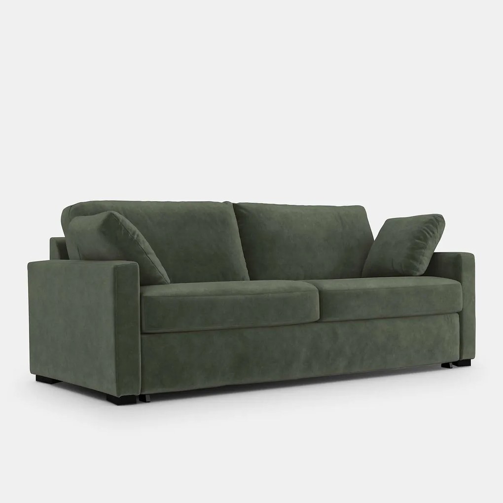 2-, 3- of 4-zits slaapbank, schuim, fluweel, TIMOR