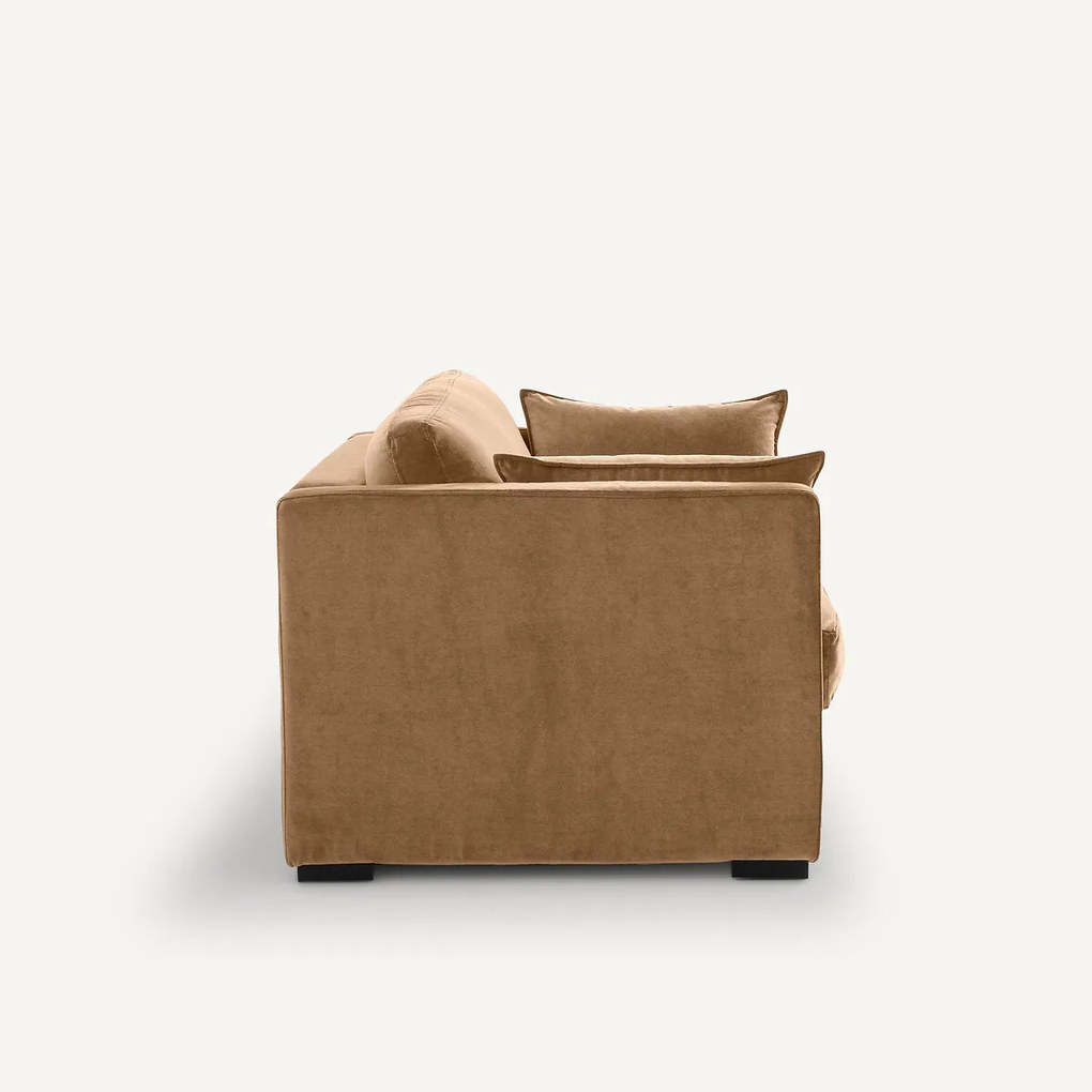 2-zitsbank, omvormbaar, in stonewashed fluweel, Neo Kinkajou