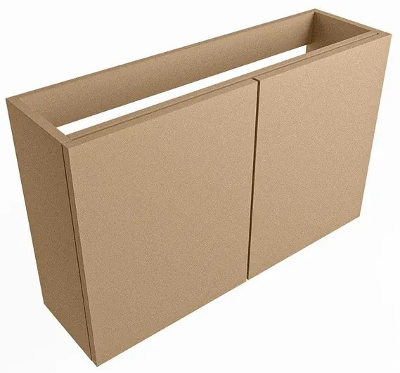 Mondiaz FOWY fonteinonderkast - 80x22x50cm - 2 deuren - push to open - softclose - Oro FOWYTO80Oro2D