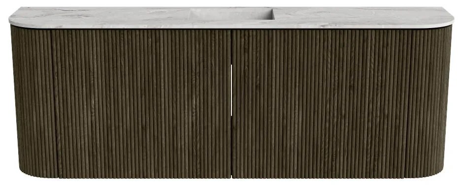 Mondiaz Joya DLux 115cm toiletmeubel ronding links/rechts shadow met wastafel faye midden 1 kraangat glace