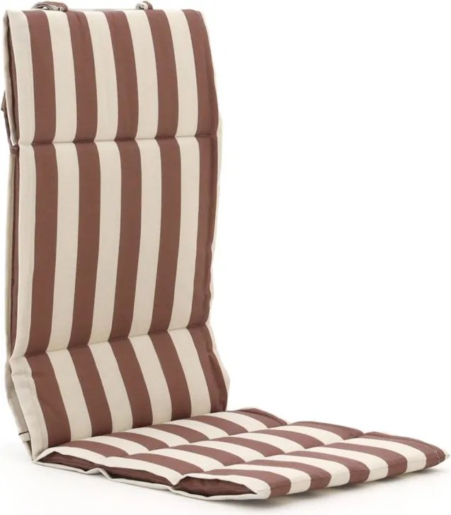 Dunne tuinkussen | Rood  | Katoen/Polyester | Madison | 125x50cm | Kees Smit Tuinmeubelen