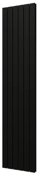 Plieger Cavallino Retto designradiator verticaal dubbel middenaansluiting 2000x450mm 1287W mat zwart 7250314