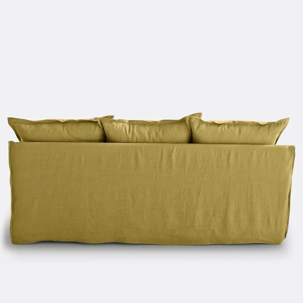 Bank 2-, 3-, 4- of 5-zits, in kreukellinnen, Odna