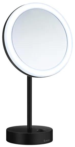 Smedbo Vergrotingsspiegel Vrijstaand met LED Zwart FK484EBP