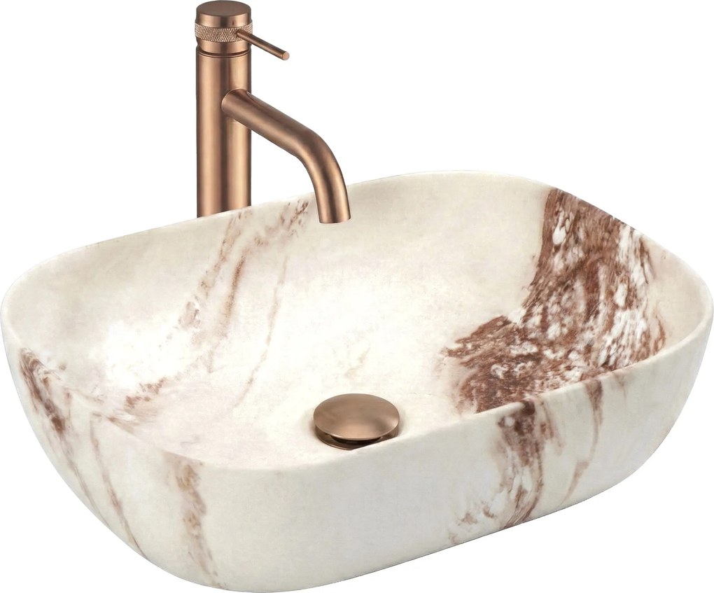 Opzetwastafel Rea Belinda Marrone Matt