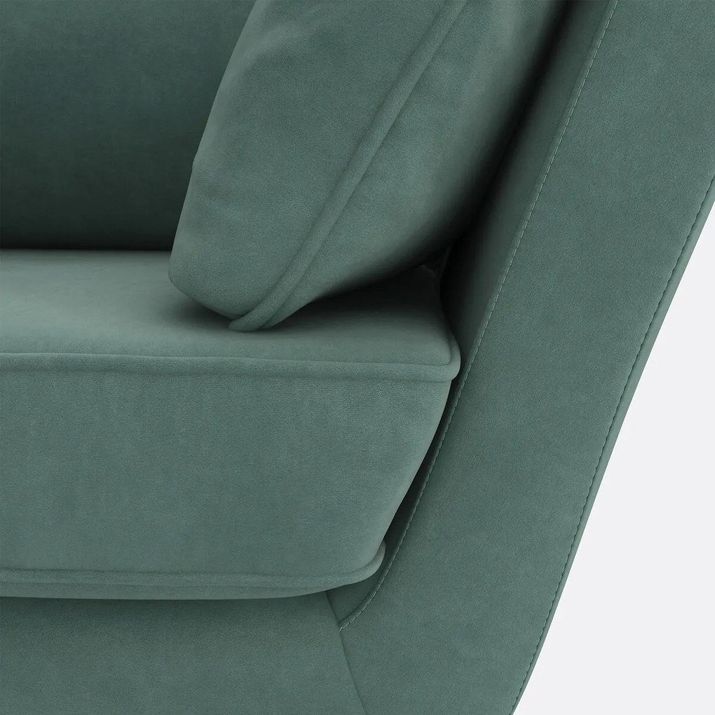 Fauteuil in fluweel Topim