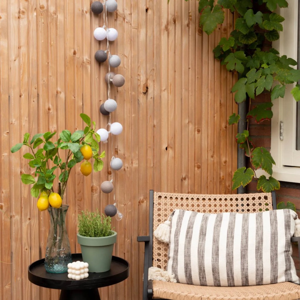 Cotton Ball Lights Outdoor lichtslinger - Starter Kit - Sombra