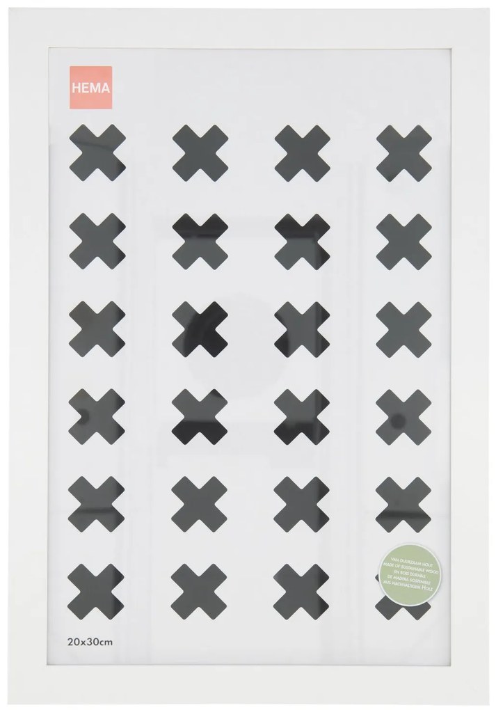 HEMA Fotolijst Hout 20x30 Wit (wit)