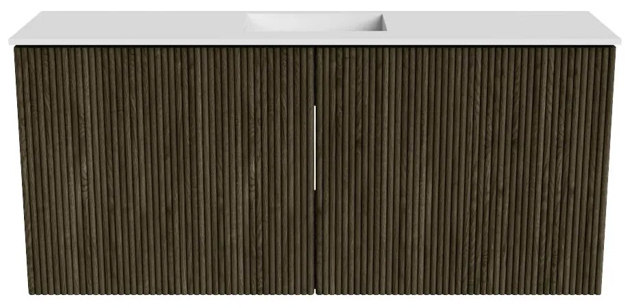 Mondiaz Joya 90cm toiletmeubel shadow met wastafel faye midden zonder kraangat talc