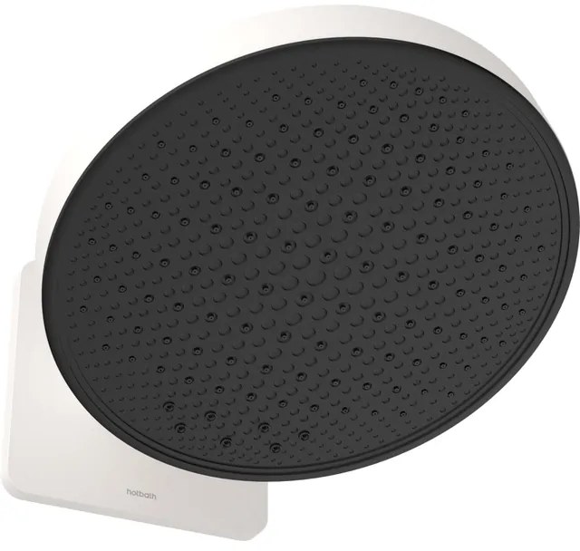 Hotbath &MORE Hoofddouche - 30cm - inbouw - rond - met box - 2 functies - Mat wit M620WH
