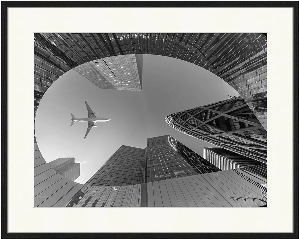 Ingelijste digitale print La Defense