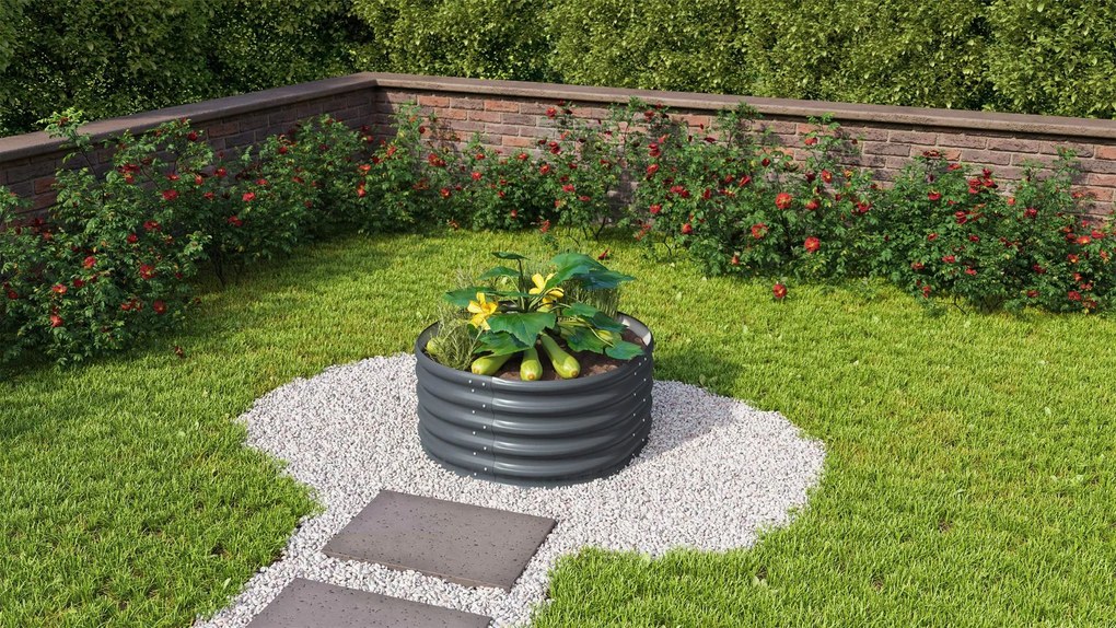 Vitavia Verhoogd Zaaibed Vita Round 401 - Graniet - 40,1cm
