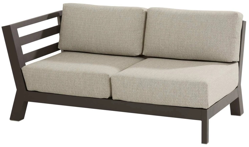 Hoek loungeset 6 personen Aluminium Grijs 4 Seasons Outdoor Meteoro