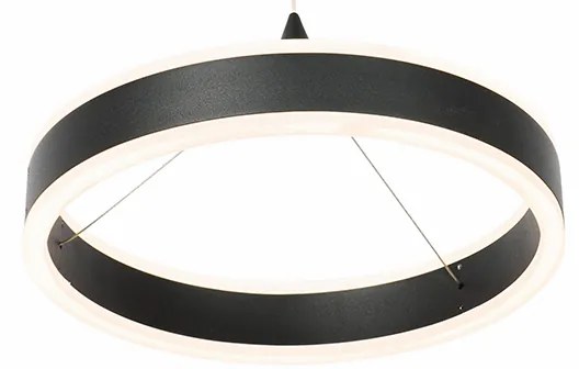 Hanglamp zwart 30 cm incl. LED 3-staps dimbaar - Lyani