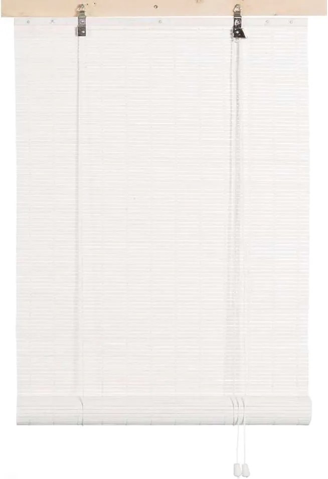 Rolgordijn Bamboe - wit - 60x180 cm - Leen Bakker