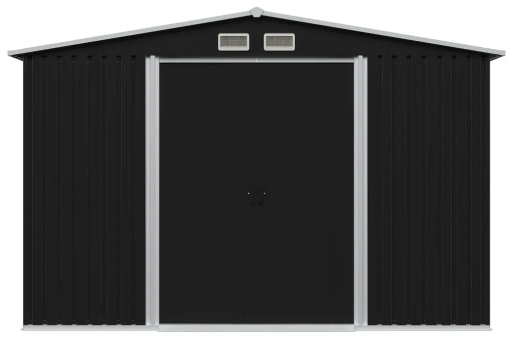 vidaXL Tuinberging 257x205x178 cm staal antraciet