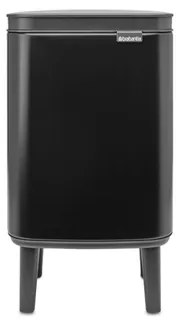 Brabantia Bo Hi Afvalemmer - 4 liter - kunststof binnenemmer - matt black 227028