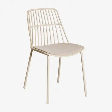 Pakket Van 2 Maeba Eetkamerstoelen Tapioca Beige - Sklum