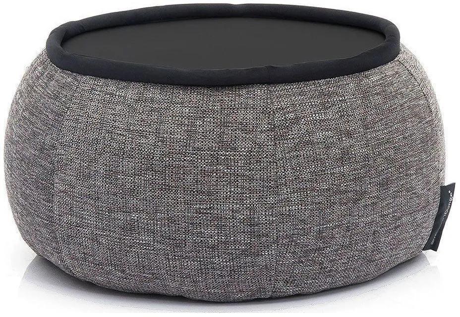 Ambient Lounge Poef Versa Table - Luscious Grey
