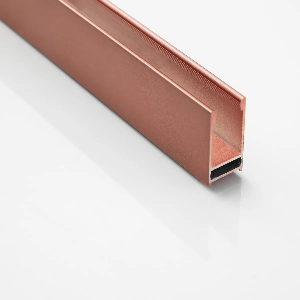 Saniclear Redro Copper muurprofiel geborsteld koper