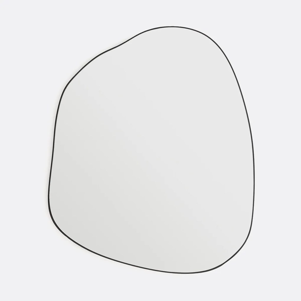 Organische vorm spiegel, lengte 88,9 cm, hoogte 74,6 cm, ORNICA