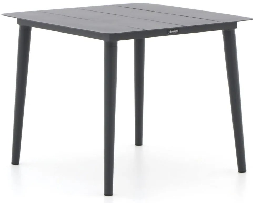 Tuin eettafel Manifesto  | Vierkant  | Tuintafel Aluminium | 90x90cm | 4 personen | Kees Smit Tuinmeubelen