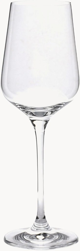 Witte wijnglazen Mystique van kristalglas, 4-delig