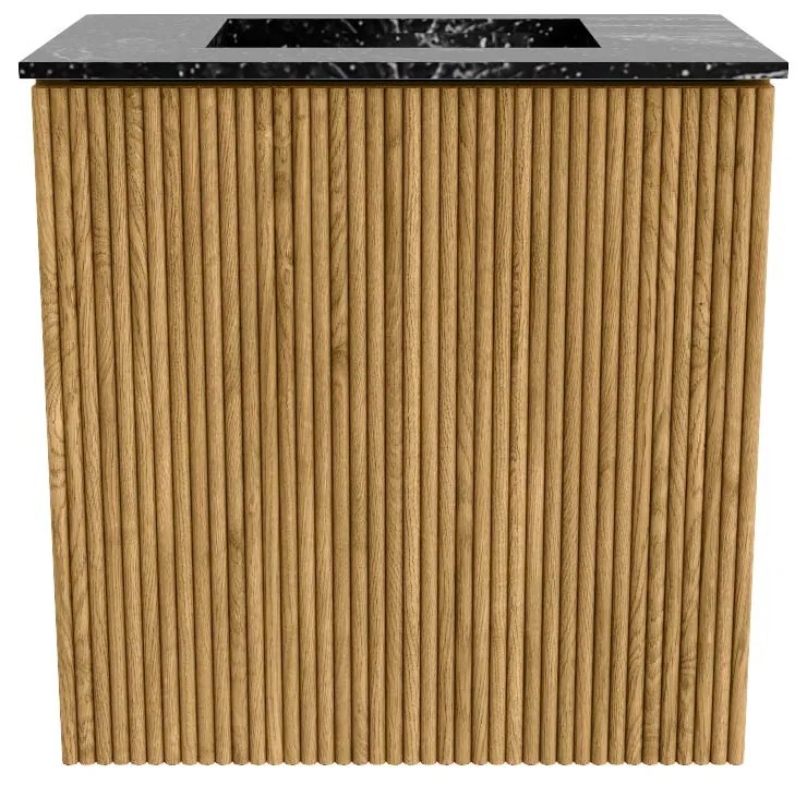 Mondiaz Joya DLux 40cm toiletmeubel oak met wastafel faye midden zonder kraangat lava