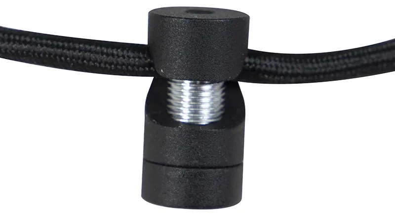 Moderne hanglamp zwart 2-lichts- Lofty