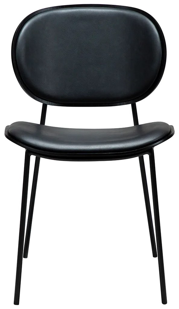 Dan-Form Clementina Design Eetkamerstoel Zwart Essenhout En Leer