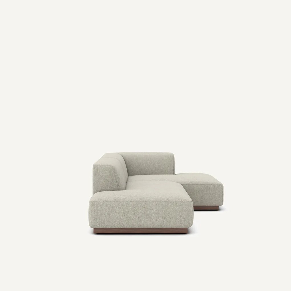 XL rechte hoekbank in tweed, JACOPO