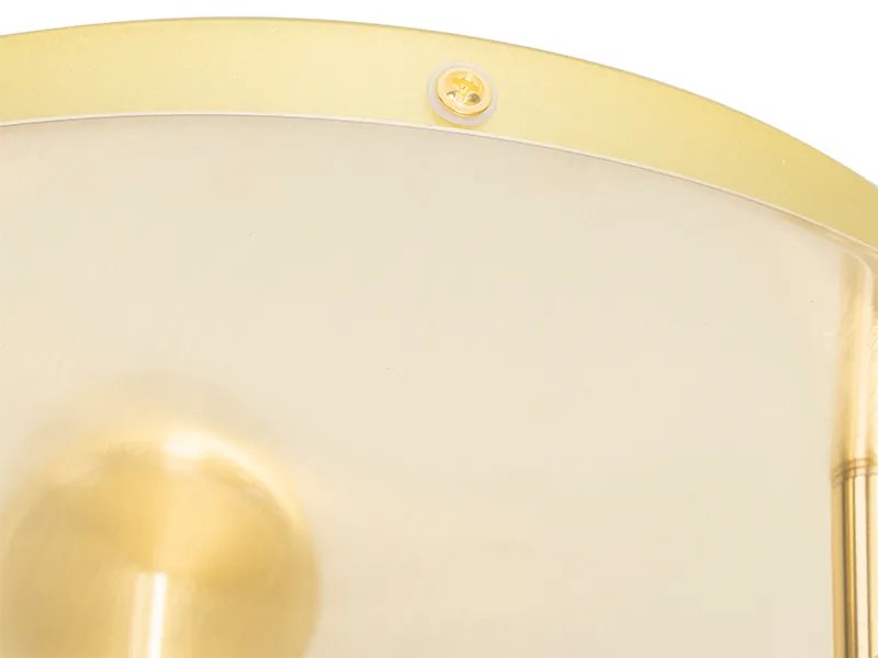 Moderne badkamer spot messing 3-lichts IP44 - Ducha