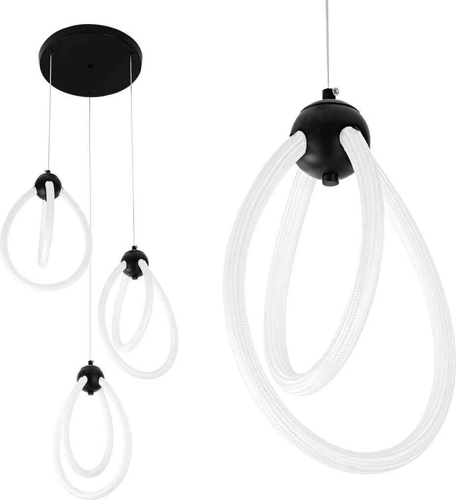 LED lamp G022-3CPR Black
