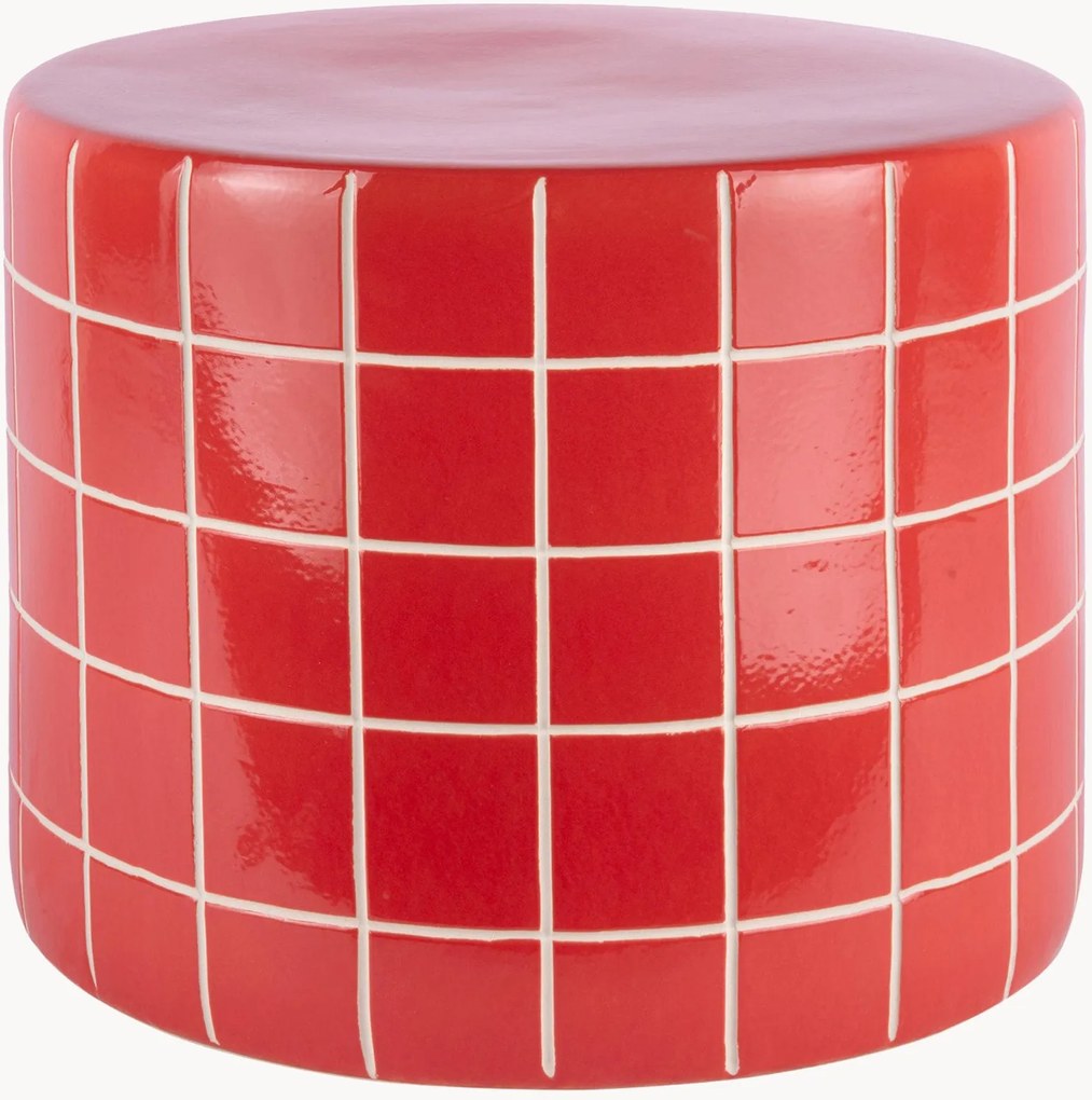 Ronde bijzettafel Retro Tiles