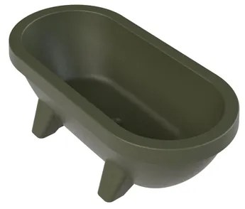Gardentub vrijstaand (tuin)bad - 194x94x66cm - kunststof - geschikt voor buiten - mat Dark Olive Green (groen) B161001110