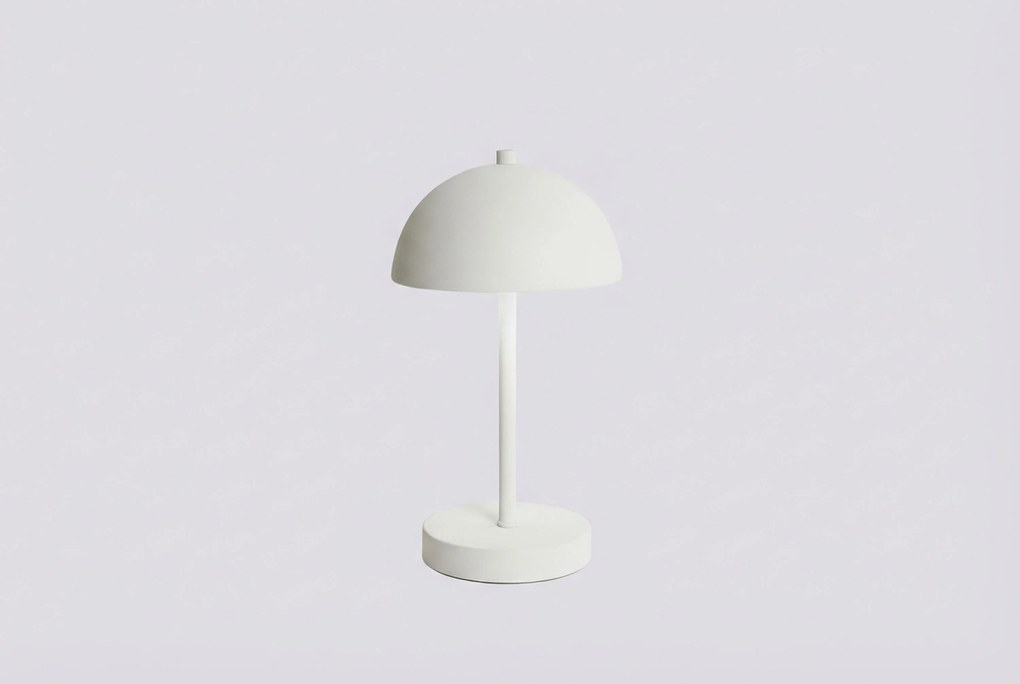 Buiten Tafellamp Mushroom Wit Oplaadbaar -staps Dimbaar - Keira Kunststof /Staal Wit