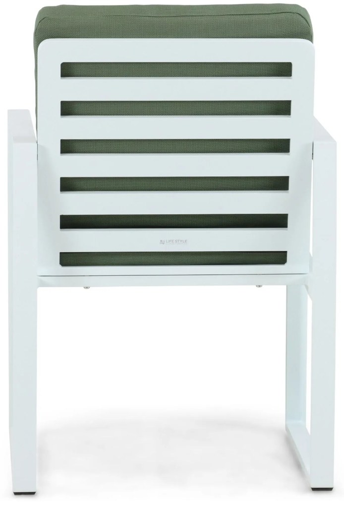 Tuinstoel Aluminium Wit Lifestyle Garden Furniture Nuno