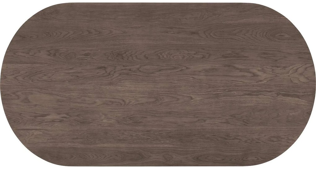 Goossens Excellent Eettafel Uniek, Semi rond 180 x 100 cm