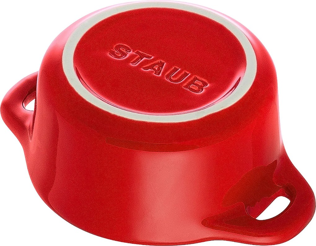 Staub Ceramique Mini braadpan 10 cm / 200 ml, Rond, Kersenrood - Ceramique - Staub