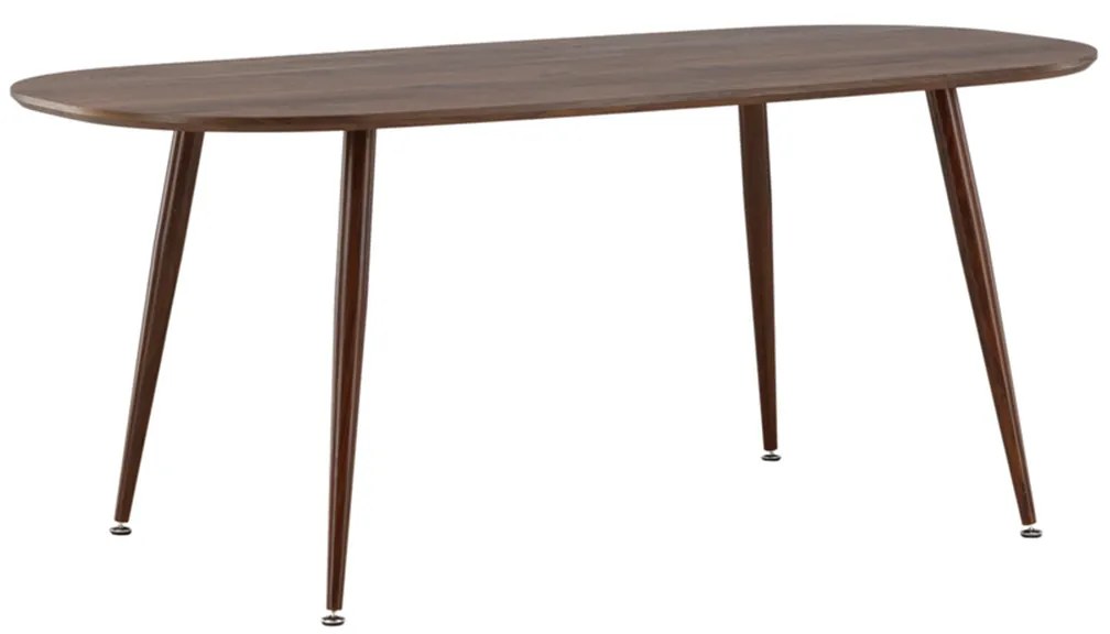 Ovale Minimalistische Houten Eettafel - 180 X 90cm.
