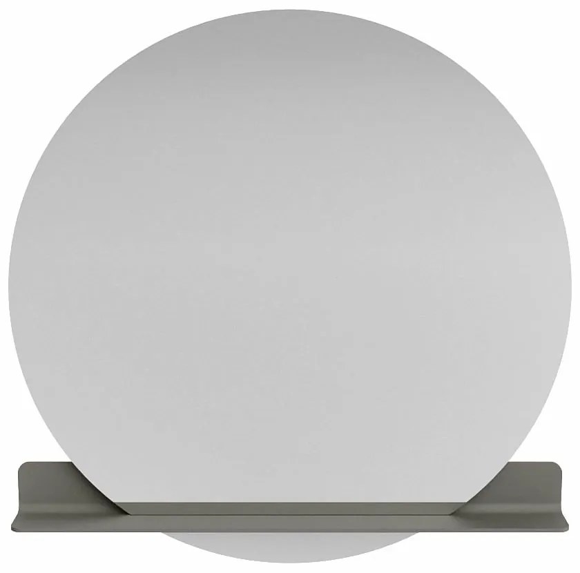 Mondiaz Spot spiegel rond Ø120cm met planchet smoke